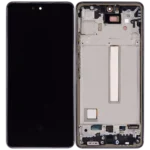 Samsung Galaxy A53 5G (A536 / 2022) (6,46") (Satış Sonrası Eklenti) İçin Uyumlu Çerçeveli OLED Düzeneği...  4937407