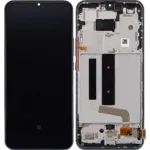 Xiaomi Mi 10 Lite 5G ile Uyumlu Çerçeveli Ekran Dokunmatik (Orijinal) (Kozmik Gri)