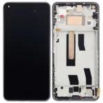 Xiaomi Mi 11 Lite ile Uyumlu Çerçevesiz Ekran Dokunmatik (Orijinal) (Boba Siyahı)