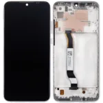 Xiaomi Redmi Note 8T İle Uyumlu Çerçeveli Ekran Dokunmatik Beyaz (Orijinal)