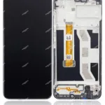 OPPO Realme C21Y İle Uyumlu Çerçeveli Ekran Dokunmatik (Orijinal)