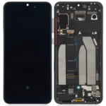 Xiaomi Mi 9 SE İle Uyumlu Çerçeveli Ekran Dokunmatik) (Gri)