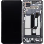 Xiaomi Mi 10T Pro ile Uyumlu Çerçeveli Ekran Dokunmatik Siyah (Orijinal)
