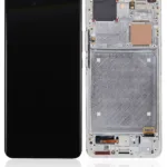 Xiaomi Mi 11 Ultra ile Uyumlu Çerçeveli Ekran Dokunmatik (Orijinal) (Seramik Beyaz)