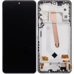 Xiaomi Poco F3 İle Uyumlu Çerçeveli Ekran Dokunmatik (Orijinal) (Arktik Beyaz)