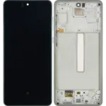 Samsung Galaxy A73 İle Uyumlu Çerçeveli Ekran Dokunmatik Nane (Orijinal) (A735 / 2022)