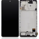 Xiaomi Redmi Note 10 Pro İle Uyumlu Çerçeveli Ekran Dokunmatik Siyah (A Kalite)