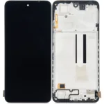 Xiaomi Redmi Note 11 İle Uyumlu Çerçeveli Ekran Dokunmatik Siyah (A Kalite)