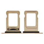 iPhone 14 Pro Max ile Uyumlu Çift Sim Kart Tepsisi (Gold)