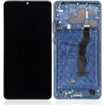Mate 20 X 4G İçin Uyumlu Çerçeveli Ekran Dokunmatik (Gece ​​Mavisi)