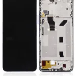 Huawei Nova 10z İle Uyumlu Çerçeveli Ekran Dokunmatik Gümüş Orijinal