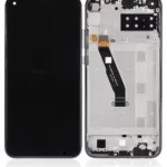 Huawei P40 lite E ile Uyumlu Çerçeveli Ekran Dokunmatik (Orijinal)