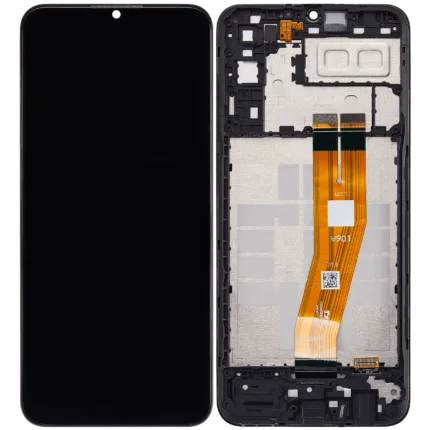 Samsung Galaxy A04E İle Uyumlu Çerçeveli Ekran Dokunmatik (Orijinal) (A042 / 2022)