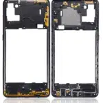 Samsung Galaxy A21s (A217 / 2020) (Siyah) ile Uyumlu Orta Çerçeve Muhafaza  6372819