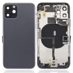 İphone 11 İle Uyumlu Kasa Kapak Set Siyah İçi DOLU (Logolu) Orijinal Kasa