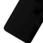 iPhone 8 Plus İçin Uyumlu Arka Cam Siyah (Logolu / Büyük Kamera Deliği)