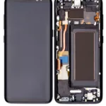 Samsung Galaxy S8 ile Uyumlu Çerçeveli OLED Düzeneği (Leke: D Sınıfı) (Gece ​​Yarısı Siyahı)  2925386