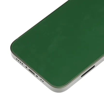 İphone 13 Mini İle Uyumlu Kasa Kapak Set Yeşil İçi Boş (Logolu) 1/1 Kasa