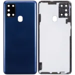 Samsung Galaxy A21S (A217 / 2020) İçin Uyumlu Kamera Lensli Arka Kapak Camı