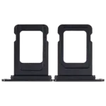 iPhone 15 Plus ile Uyumlu Tek Sim Kart Tepsisi (Siyah)
