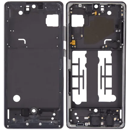 Samsung Galaxy A71 5G UW (A716V / 2020) (Prizma Küp Siyah) ile Uyumlu Orta Çerçeve Muhafaza 4531892