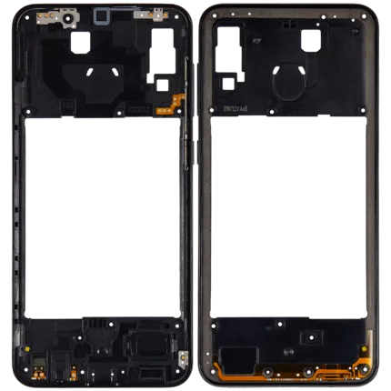 Samsung Galaxy A20 (A205 / 2019) (Uluslararası Versiyon) (Siyah) ile Uyumlu Orta Çerçeve Muhafaza 6573910