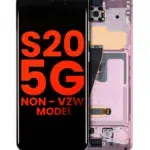 Samsung Galaxy S20 5G (Verizon Olmayan 5G UW Çerçeve) İçin Uyumlu Çerçeveli OLED Düzeneği (Satış Sonrası...  1888823