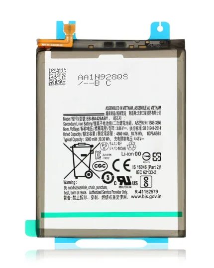 Samsung Galaxy M23 (M236 / 2022) (EB-BM526ABS) (Servis Paketi) İçin Uyumlu Yedek Pil 7693798