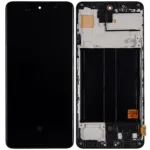 Samsung Galaxy A51 4G (A515 / 2019) (6,46") (Satış Sonrası Eklenti) İçin Uyumlu Çerçeveli OLED Düzeneği...  5265152