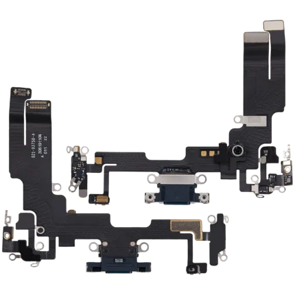 iPhone 14 ile Uyumlu Şarj Portu Flex Kablo (Kullanılan OEM Çekme) (Gece Yarısı) (Orijinal)