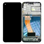 Samsung Galaxy A11 İle Uyumlu Çerçeveli Ekran Dokunmatik (A Kalite) (A115F/ A115M / 2020)