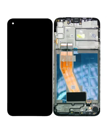 Samsung Galaxy A11 İle Uyumlu Çerçeveli Ekran Dokunmatik (A Kalite) (A115F/ A115M / 2020)