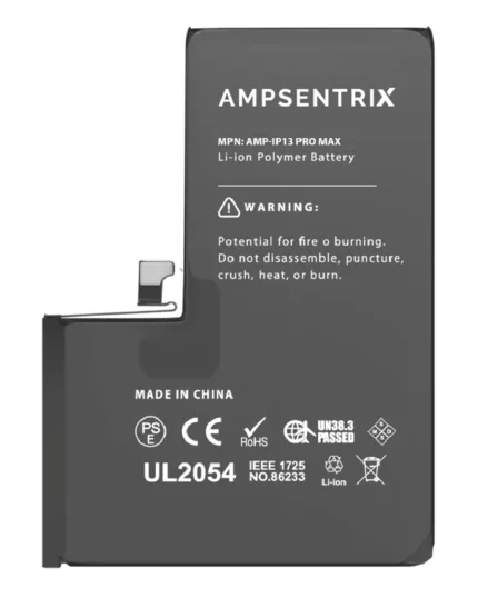 iPhone 13 Pro Max ile Uyumlu Yedek Pil (AmpSentrix Basic Extended)