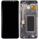 Samsung Galaxy S9 Plus İle Uyumlu Ekran Dokunmatik Çerçeveli (Titanyum Gri) Orijinal