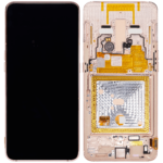 Samsung Galaxy A80 İle Uyumlu Çerçeveli Ekran Dokunmatik (A805 / 2019) (Angel Gold)