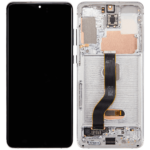 Samsung Galaxy S20 Plus 5G İle Uyumlu Çerçeveli Ekran Dokunmatik (Oled) (Bulut Beyazı)
