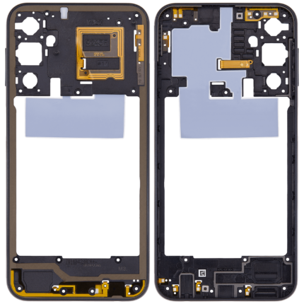 Samsung Galaxy A24 4G (A245 / 2023) (Siyah) ile Uyumlu Orta Çerçeve Muhafaza 6173950