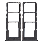 Samsung Galaxy A23 5G İçin Uyumlu Çift Sim Kart Tepsisi (A236 / 2022) (Siyah)