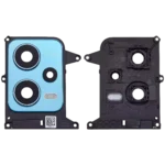 Arka Kamera Lensi Braketli / Çerçeveli Xiaomi Redmi Note 12 5G (Mystique Blue) için Uyumlu