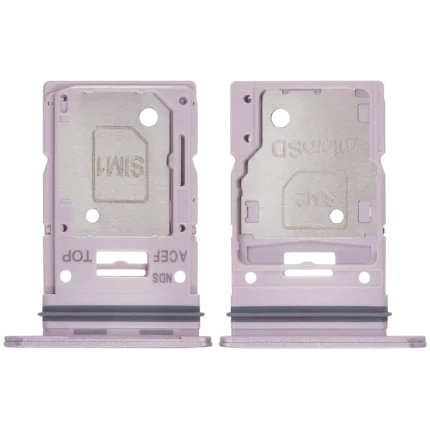 Samsung Galaxy A35 ile Uyumlu Çift Sim Kart Tepsisi (A356 / 2024) (Lila)