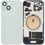 MagSafe Mıknatıslı Çelik Plakalı Arka Cam Önceden Takılmış iPhone 15 ile Uyumlu (Logosuz) (Gre... 1356654