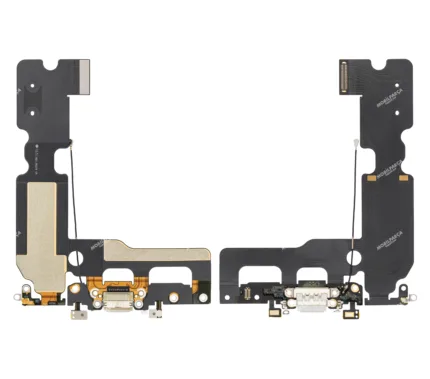 iPhone 7 Plus ile Uyumlu Şarj Bağlantı ve Mikrofon Filmi Orijinal (Gold)