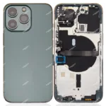İphone 13 Pro İle Uyumlu Kasa Kapak Set Yeşil İçi DOLU (Logolu) Orijinal Kasa