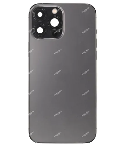 İphone 13 Pro İle Uyumlu Kasa Kapak Set Siyah İçi Boş (Logolu) 1/1 Kasa