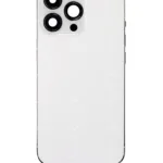 İphone 13 Pro İle Uyumlu Kasa Kapak Set Beyaz İçi Boş (Logolu) 1/1 Kasa