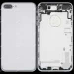 İphone 7 Plus İle Uyumlu Kasa Kapak Set Beyaz İçi Boş (Logolu) 1/1 Kasa